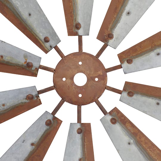 Brown Metal Farmhouse Wall Decoration